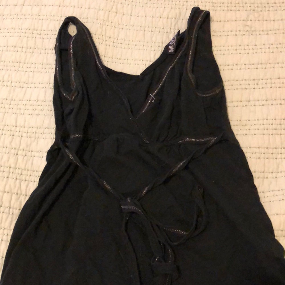 Black tank top
